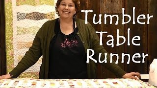 Tumbler Table Runner  Easy Quilting Projects [upl. by Avonasac281]