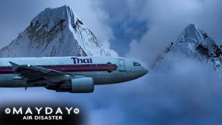 Thai Airways Flight Vanishes in Terrifying Mountain Turbulence  Mayday Air Disaster [upl. by Dennison]