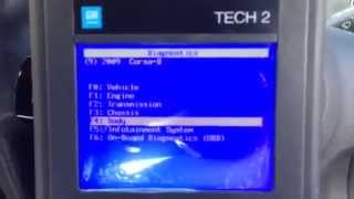 Tech 2 Corsa D Life Steering Wheel Controls Activation [upl. by Eelyma]