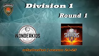 Atlasbasket  Div 1Round 1  WONDER KIDS vs SHAKERS [upl. by Swainson]