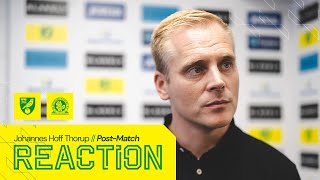 REACTION  Norwich City 22 Blackburn Rovers  Johannes Hoff Thorup [upl. by Nalced198]