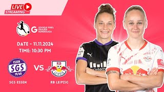 Bundesliga Women 2024 SGS Essen vs RB Leipzig [upl. by Eseret]