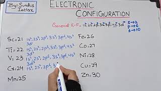 First 30 Elements for Beginners Mastering Electronic Configurations [upl. by Enaek]