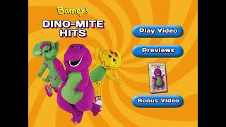 Barney’s DinoMite Hits  DVD Menus [upl. by Inaffit]