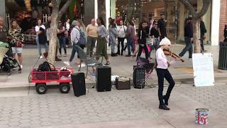 Secrets OneRepublic  Violin Cover by Karolina Protsenko Busking [upl. by Oznohpla]