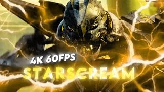 Starscream Bayverse Scenepack  4K 60FPS [upl. by Calvano]