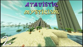 Minecraft Atavistic Mysticism Episode 2  Making Progress [upl. by Stauder]