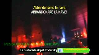 Costa Concordia how the captain reacted In Control Deck in13012012 1042 PM [upl. by Previdi231]