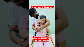 Sciatica Pain Treatment  shortsfeed shorts ytshorts chiropractor trending reels viralvideo [upl. by Irma]