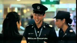 Majulah Singapura  Singapore National Anthem on TV [upl. by Sonahpets175]