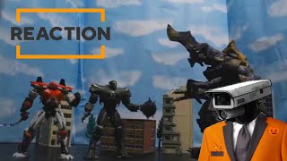 Reacting to Guardian Bravo amp Titan Redeemer Vs Harship Stop Motion [upl. by Siana302]