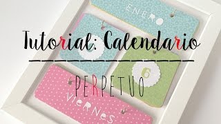 APRENDE A HACER UN CALENDARIO PERPETUO [upl. by Kelsy]