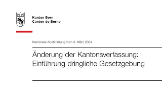 Kantonale Abstimmung vom 3 März 2024 – Erklärvideo [upl. by Hawk589]