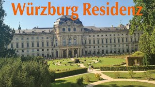 Schöner Hofgarten von Würzburg Residenz  UNESCO Weltkulturerbe [upl. by Anaahs848]