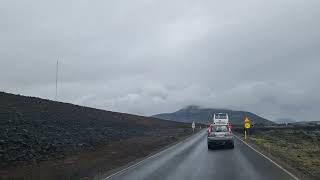 Drive across the newest lava of Iceland The lava roads of Grindavik 200624 [upl. by Farlay963]