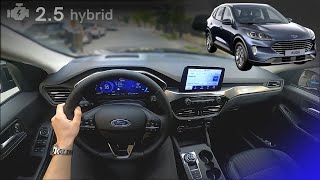 FORD Kuga 3 2022 model 25 Hybrid Test Drive POV [upl. by Qidas]