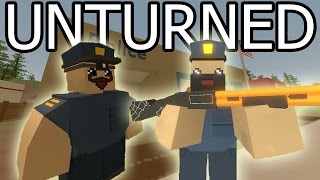 Unturned Funny Moments  DIRTY COP FORCE  wGentEntTedd [upl. by Htessil372]