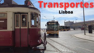 ⁴ᴷ⁶⁰ Lisboa  Autocarros Elétricos e Metro [upl. by Desdamona908]