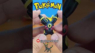 🌑 UMBREON Evolución de eevee pokemon pokémon eevee eeveelution clay clayart art animeart [upl. by Aninnaig]