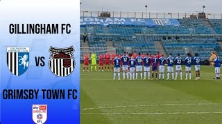 Gillingham FC Vs Grimsby Town FC H match day action 2324 [upl. by Endor952]