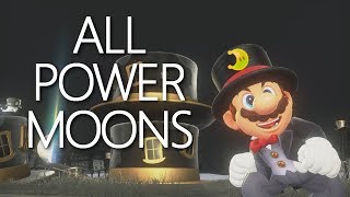 Cap Kingdom All Power Moons Guide  Mario Odyssey [upl. by Eirahcaz477]