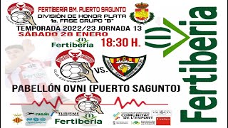 FERTIBERIA PUERTO SAGUNTO  HANDBOL SANT QUIRZE [upl. by Ydisac932]