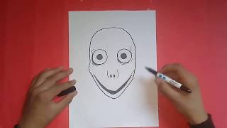 Como dibujar a MOMO paso a pasomuy facil de hacer how to draw momo [upl. by Bat]