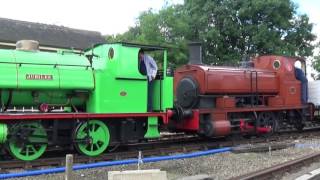 East Anglian Railway Museum Industrial Steam Gala Sunday 3rd July 2016 [upl. by Barren739]