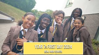 Beal High School  Year 7s First Day 2024 [upl. by Amilas]