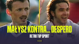 MAŁYSZ KONTRA KUBICA NA BOISKU ZOBACZ SKRÓT MECZU SKOCZKOWIE VS ARTYŚCI  RETRO TVP SPORT [upl. by Ahaelam]