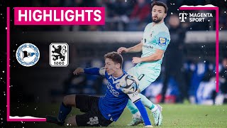 DSC Arminia Bielefeld  TSV 1860 München  Highlights 3 Liga  MAGENTA SPORT [upl. by Nawad]