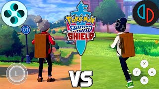 Pokemon Sword amp Shield On Android  Skyline Infinity VS Yuzu Android Gameplay Comparison [upl. by Sudoeht]