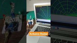 diy radar with ultrasonic sensor arduino diyprojects [upl. by Stolzer]