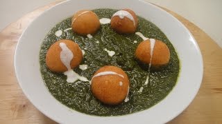 Paneer Kofta in Spinach Gravy  Sanjeev Kapoor Khazana [upl. by Essilevi]