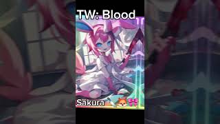 Cannibal meme Sylveon edit🦊🎀🩷 Sakura my killer sylveon pokemon eeveelution [upl. by Lledner]