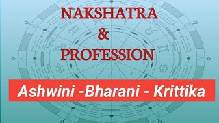 Nakshatra amp Profession ashwinibharanikrittika bengaliastrologyyoutubevideos [upl. by Trill]