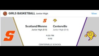 ScotlandMenno vs Centerville JHGBB [upl. by Ominoreg]