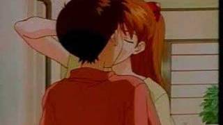 Neon Genesis Evangelion  Kiss Scene [upl. by Aicxela]