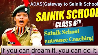 How to Pass the Sainik School Entrance Easily Acharya Sir [upl. by Eilujna]