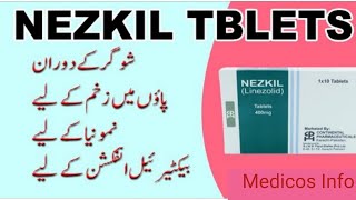 Nezkil 600mg tablet uses benefits side effects in UrduHindi  Linezolid tablet uses in urdu [upl. by Osithe589]