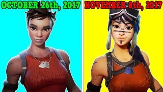 EVERY SKIN THAT CAME OUT IN SEASON 1 Skins More OG Than Recon Expert amp Renegade Raider [upl. by Terryl293]