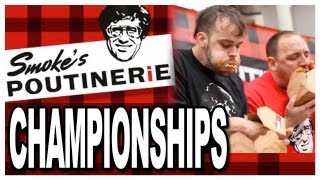 Smokes Poutinerie World Poutine Eating Championships [upl. by Lionel]