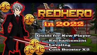 RedHero 2022  AQW  Private Server  Guide  New PlayerLevelingEnchancementCoin Boost [upl. by Lyrred116]