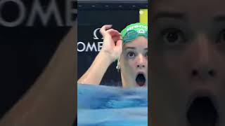 Kaylee McKeown Breaks World Record At 50m Backstroke KayleeMckeown swimming worldrecord [upl. by Pacificia]