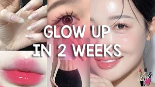 how to GLOW UP in 2 weeks for 2024 🎀 🫧 GLOW UP TIPS [upl. by Lyrej]