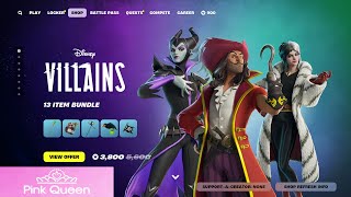 Item Shop 19th October 2024 NEW DISNEY VILLAINS [upl. by Yrrek]