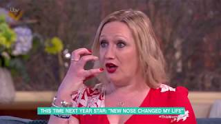 SHOCKING Woman takes off her NOSE live on air [upl. by Ayita579]