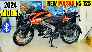 Finally 2024 New Pulsar NS 125 Bluetooth Model Review  New Changes  Price  Features  All Update [upl. by Lunt485]