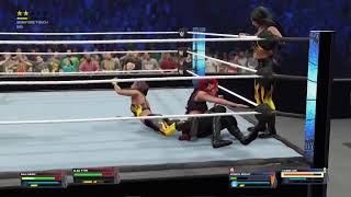 Wwe 2k23 the unholy union vs the iinspiration for the womans tag championship [upl. by Nitsraek]