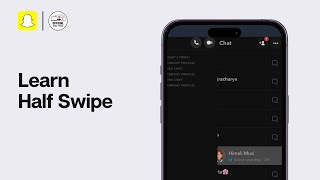 2024 How To HALF SWIPE on Snapchat [upl. by Dulce]